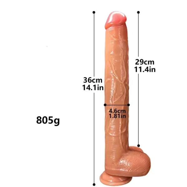 VIP36-36cm*4.6cm Extra Long Manual Dildo